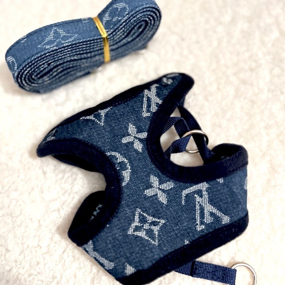 Stylish LV Doggie Harness Set - Picture 10 of 10